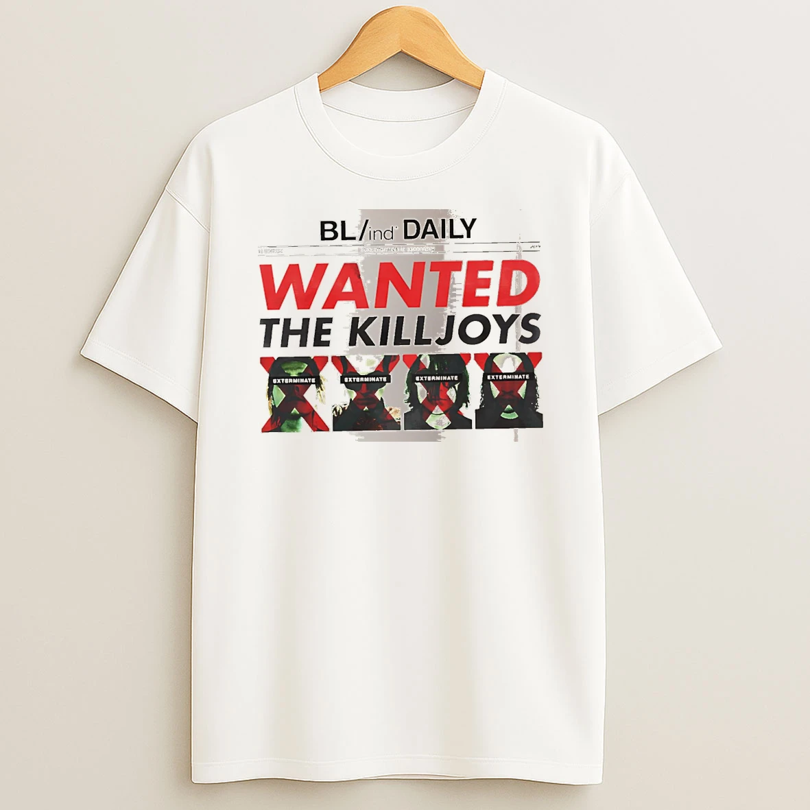 Officials Wanted The Killjoys Exterminate White Premium T Shirt Sweatshirt Hoodie
