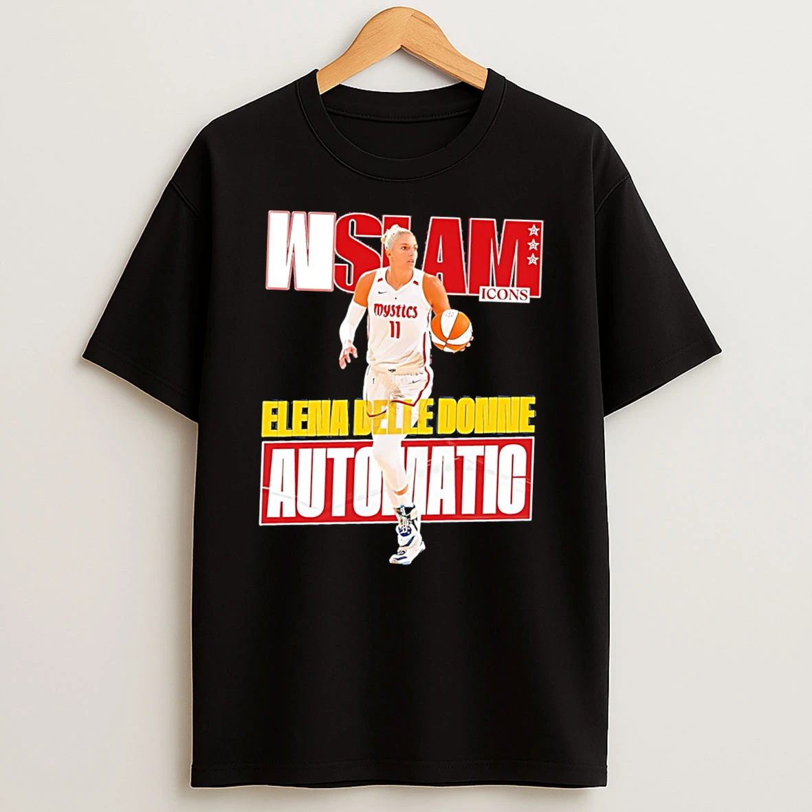 Officials Washington Mystics Elena Delle Donne Automatic Wslam Tee Premium T Shirt Sweatshirt Hoodie