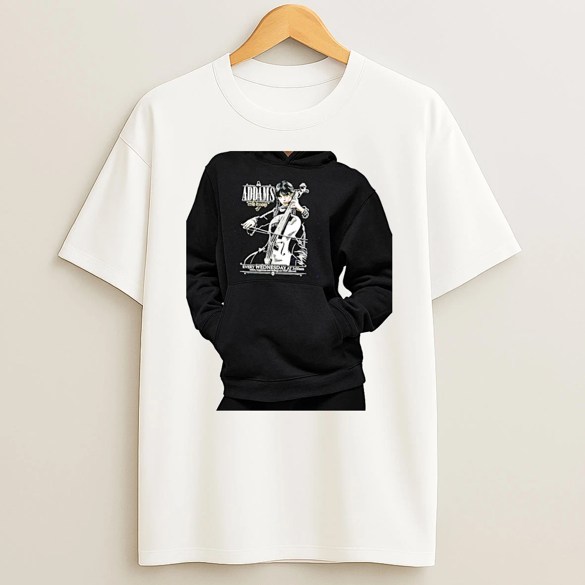 Officials Wednesday Addams Addams Family Cello Lessons Every Wednesday At 3am Premium T Shirt Sweatshirt Hoodie