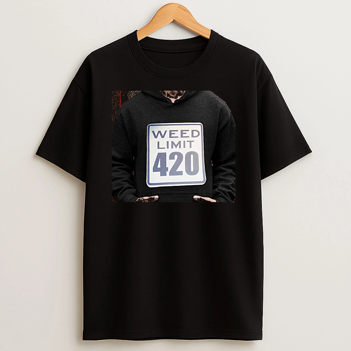 Officials Weed Limit 420 Cannabis Stoner Humor Novelty Sign Premium T Shirt Sweatshirt Hoodie
