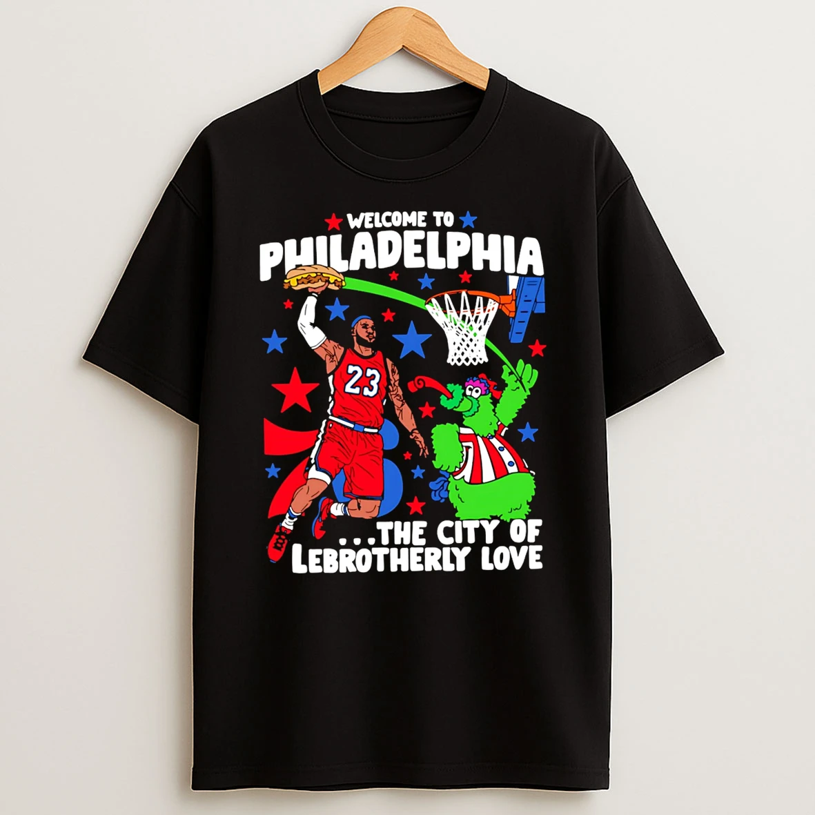 Officials Welcome To Philadelphia The City Of Lebrotherly Love Lebron James Premium T Shirt Sweatshirt Hoodie