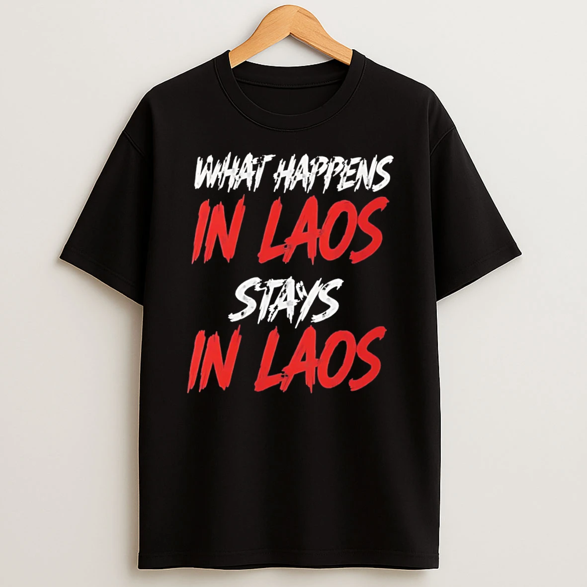 Officials What Happens In Laos Stays In Laos Travel Tee Premium T Shirt Sweatshirt Hoodie
