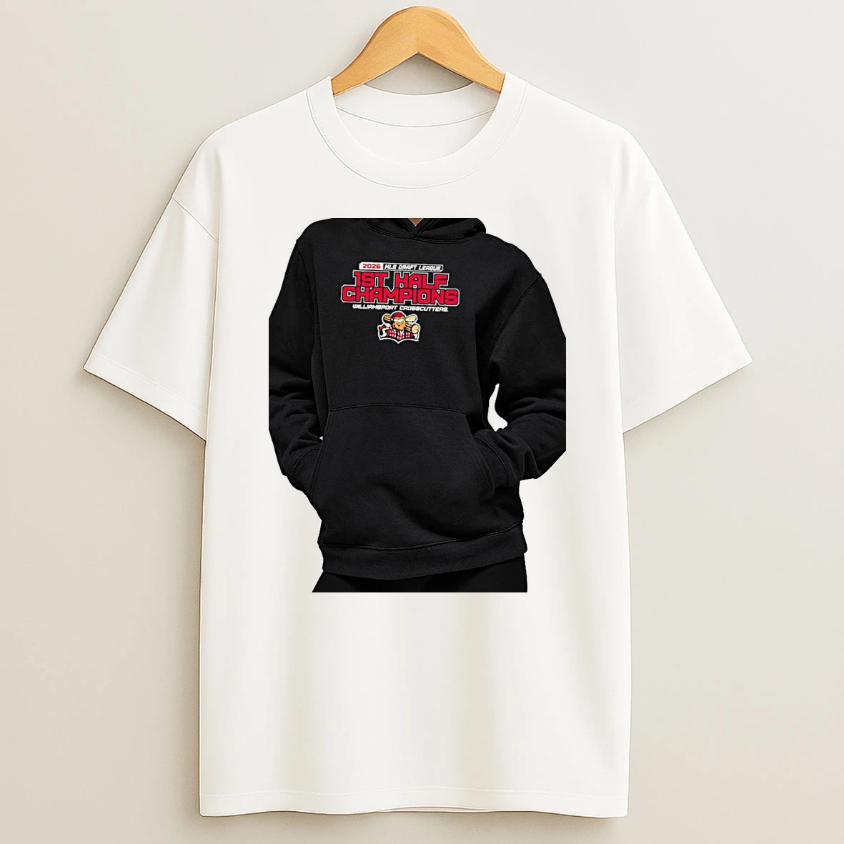 Officials Williamsport Crosscutters 2026 1st Half Champions Mlb Draft League Premium T Shirt Sweatshirt Hoodie
