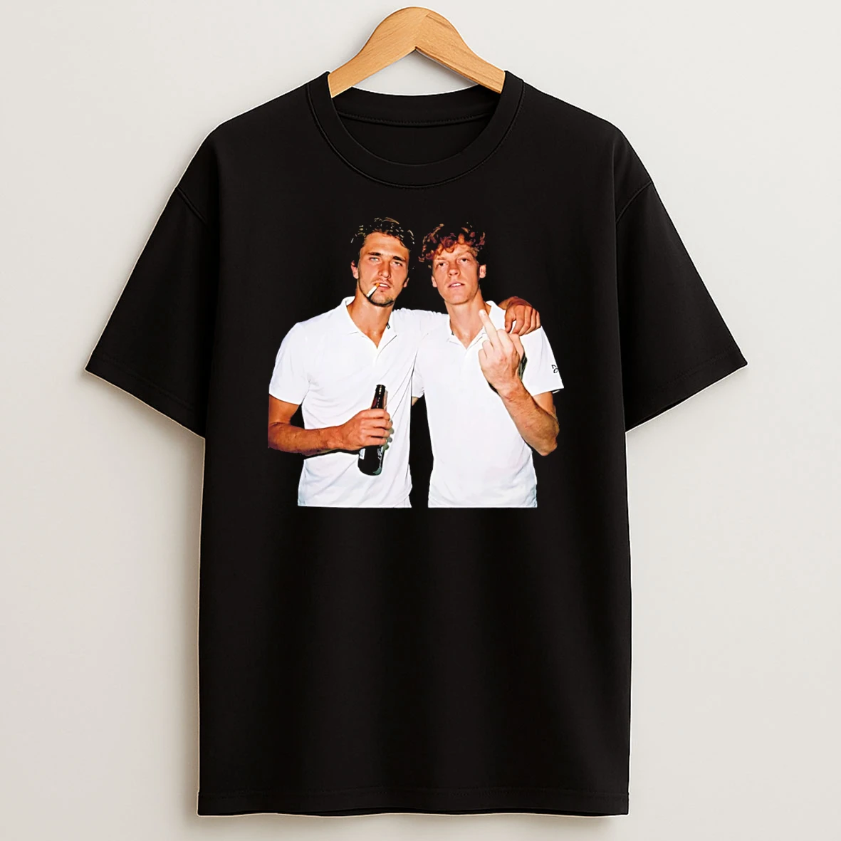 Officials Wimbledon 2026 Mens Singles Germany Alexander Zverev Italy Jannik Sinner Smoking Tee Premium T Shirt Sweatshirt Hoodie