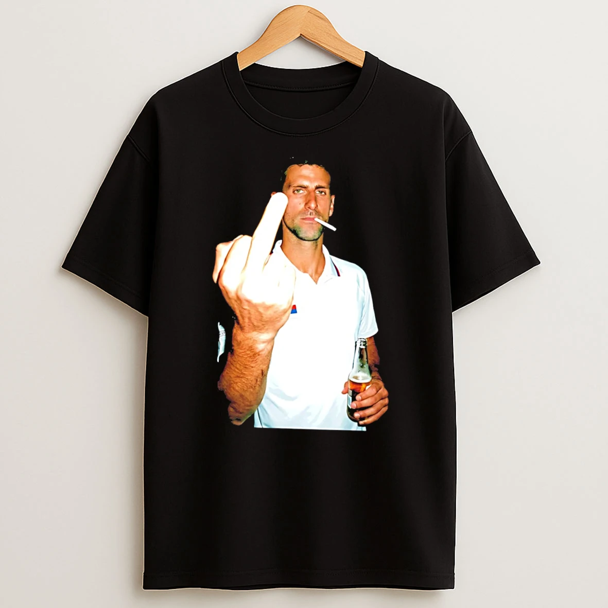 Officials Wimbledon 2026 Mens Singles Germany Novak Djokovic Middle Finger Tee Premium T Shirt Sweatshirt Hoodie
