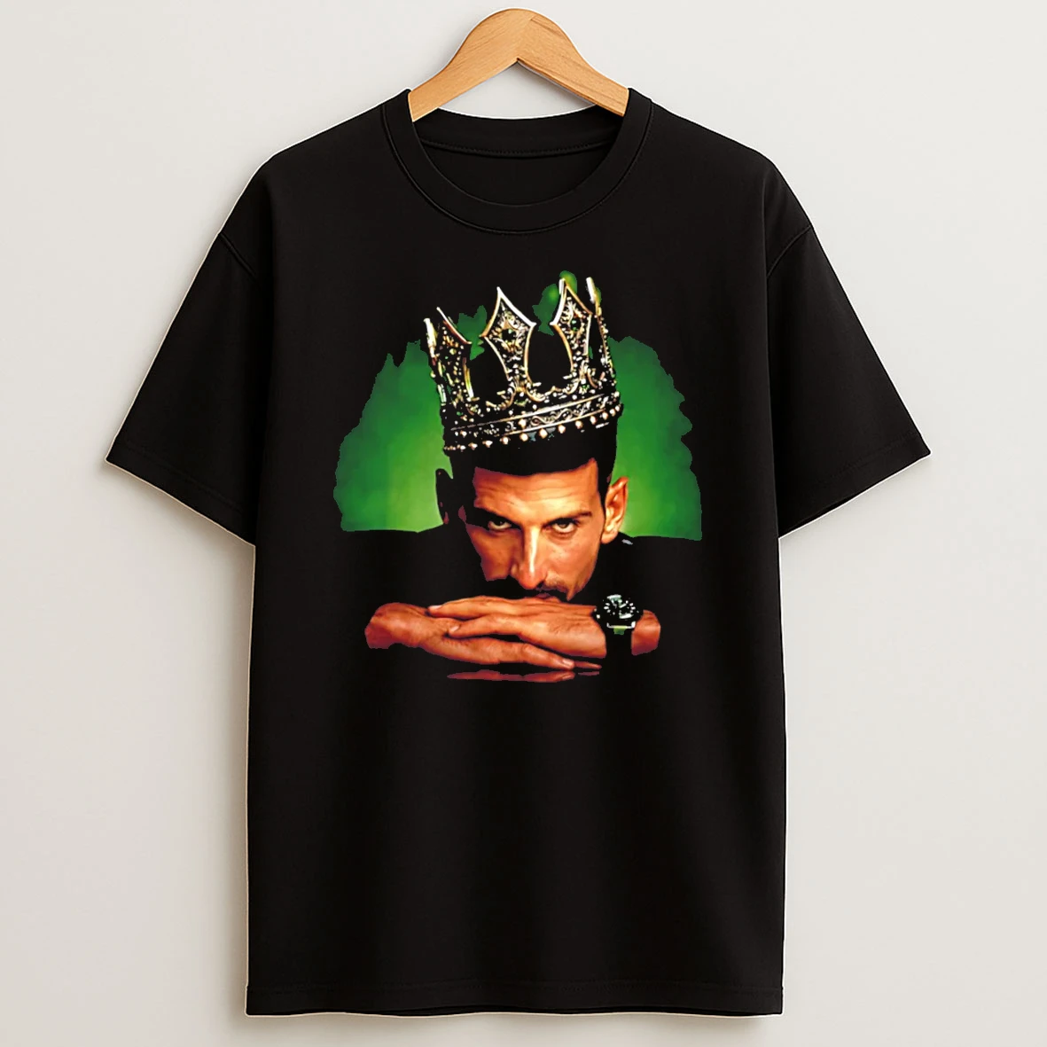 Officials Wimbledon 2026 Mens Singles Novak Djokovic King Tee Premium T Shirt Sweatshirt Hoodie