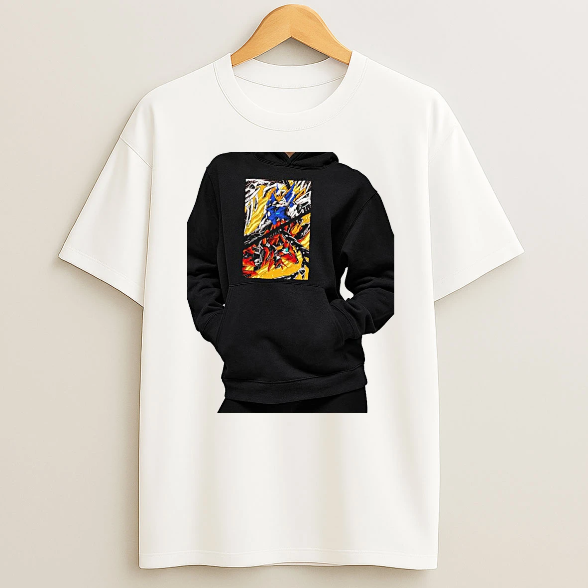 Officials Wing Gundam Zero And Epyon Mobile Suit Gundam Ace Of Spades Playing Card Premium T Shirt Sweatshirt Hoodie