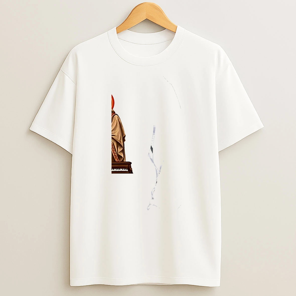 Officials Woman Holding Goat And Piano Saint Premium T Shirt Sweatshirt Hoodie