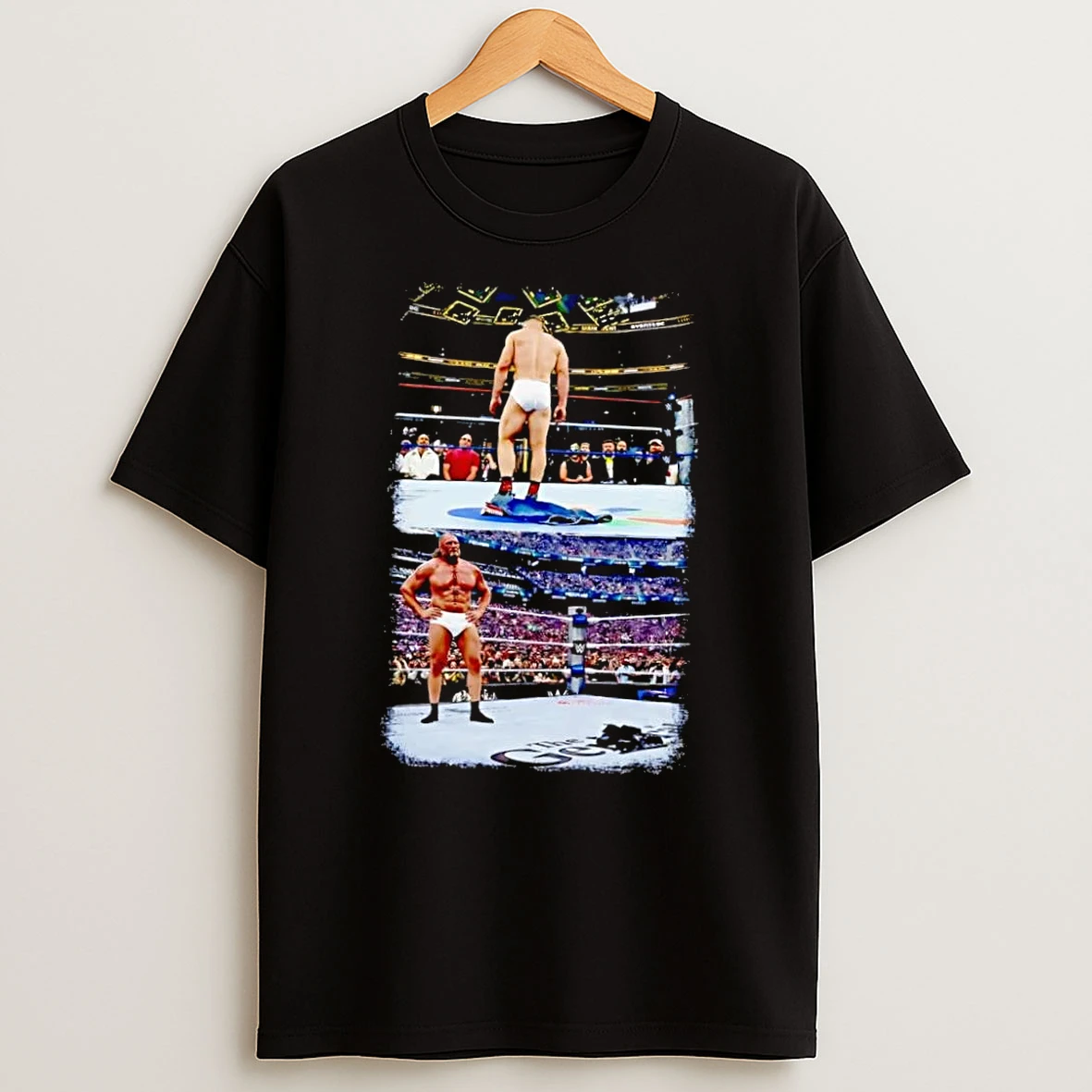 Officials Wrestling Legends Facing Off Main Event The Gen Wwe Black Premium T Shirt Sweatshirt Hoodie