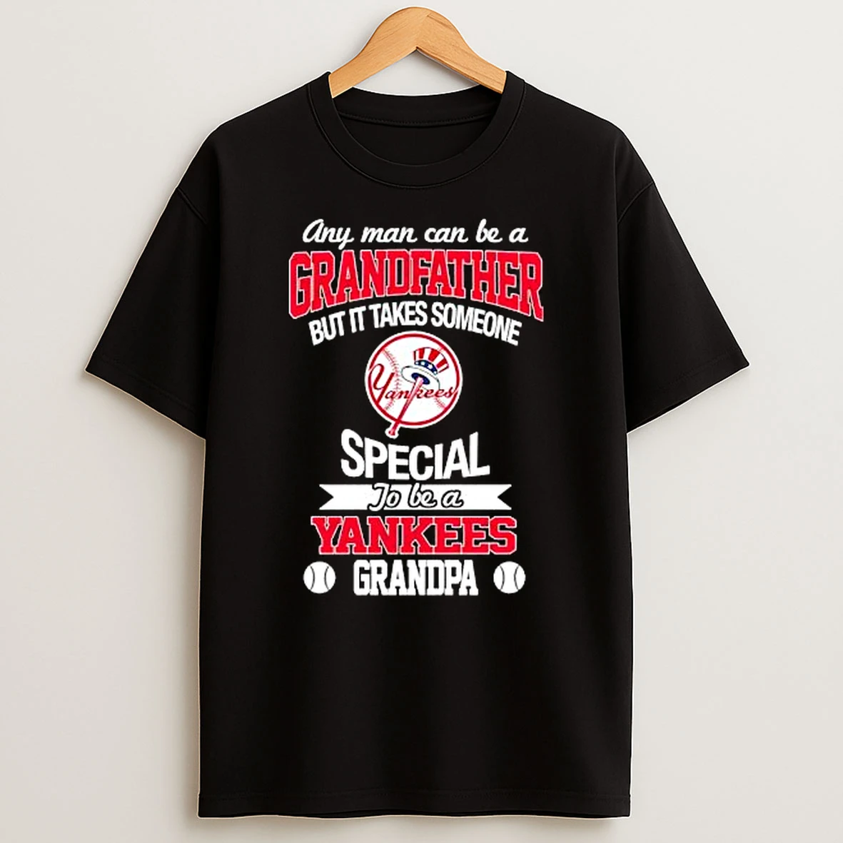 Officials Yankee Fan Any Man Can Be A Special To Be A Grandpa Premium T Shirt Sweatshirt Hoodie