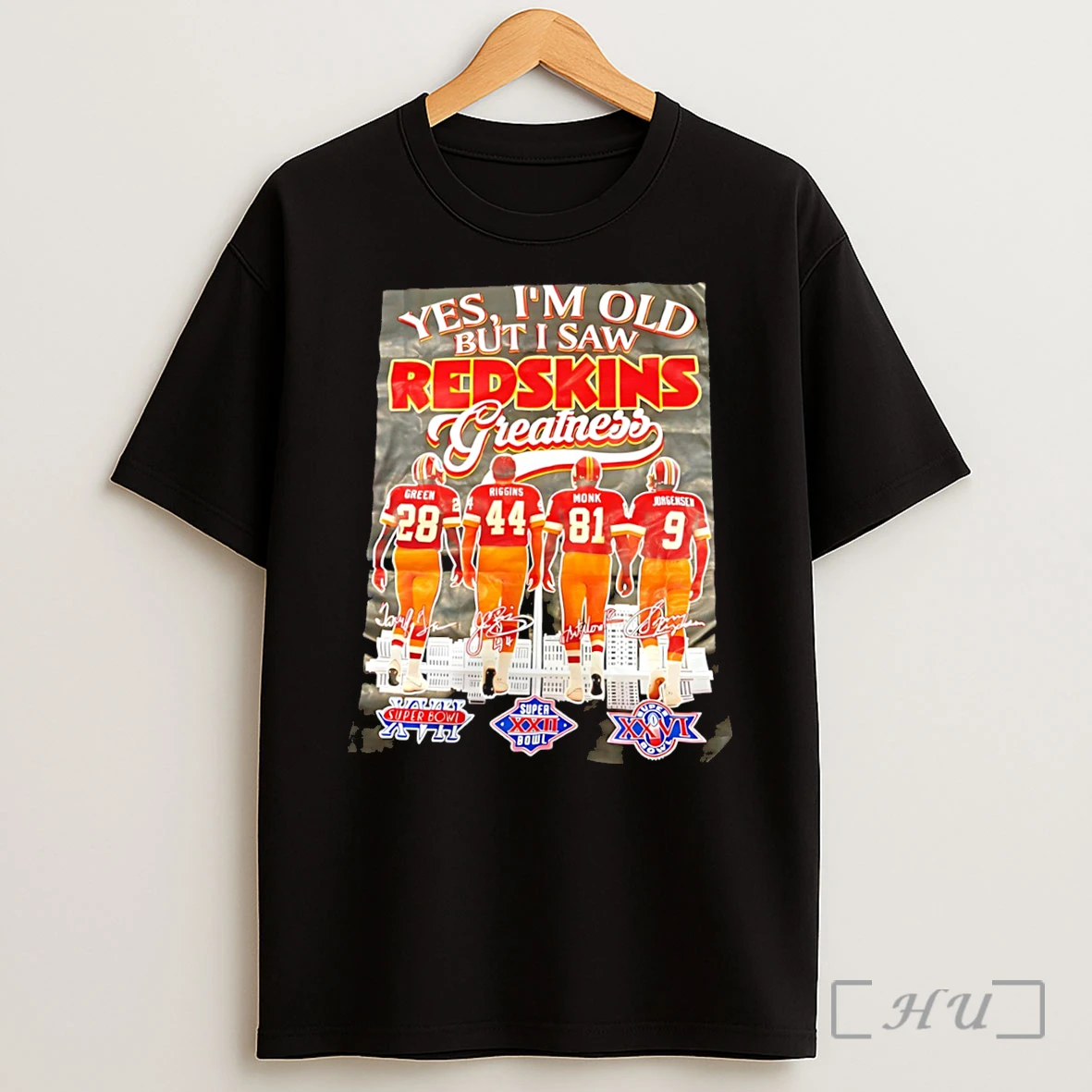 Officials Yes Im Old But I Saw Washington Redskins Greatness Skyline Tee Shirt