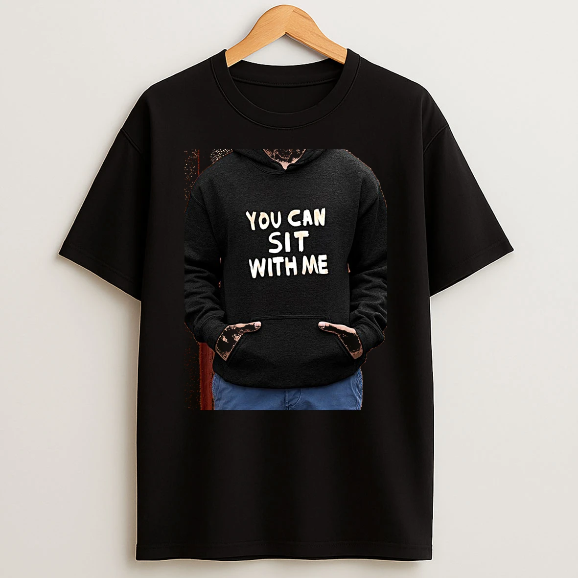 Officials You Can Sit With Me Text Premium T Shirt Sweatshirt Hoodie
