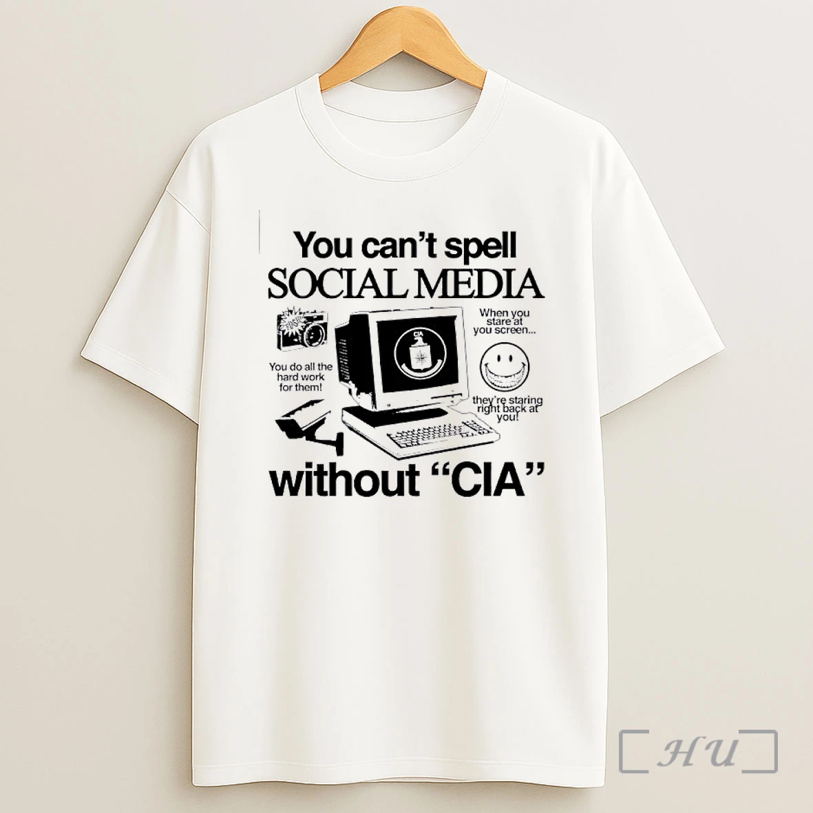 Officials You Cant Spell Social Media Without Cia Shirt