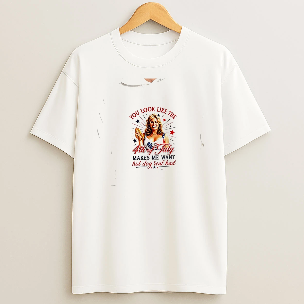 Officials You Look Like The 4th Of July Makes Me Want Hot Dog Real Bad America Independence Premium T Shirt Sweatshirt Hoodie