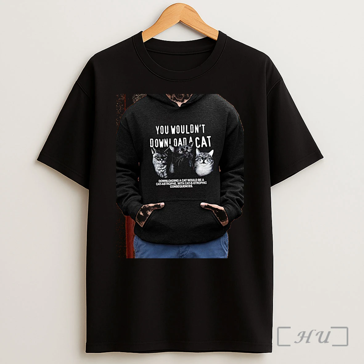 Officials You Would Not Download A Cat Downloading A Cat Would Be A Cat Astrophe Shirt