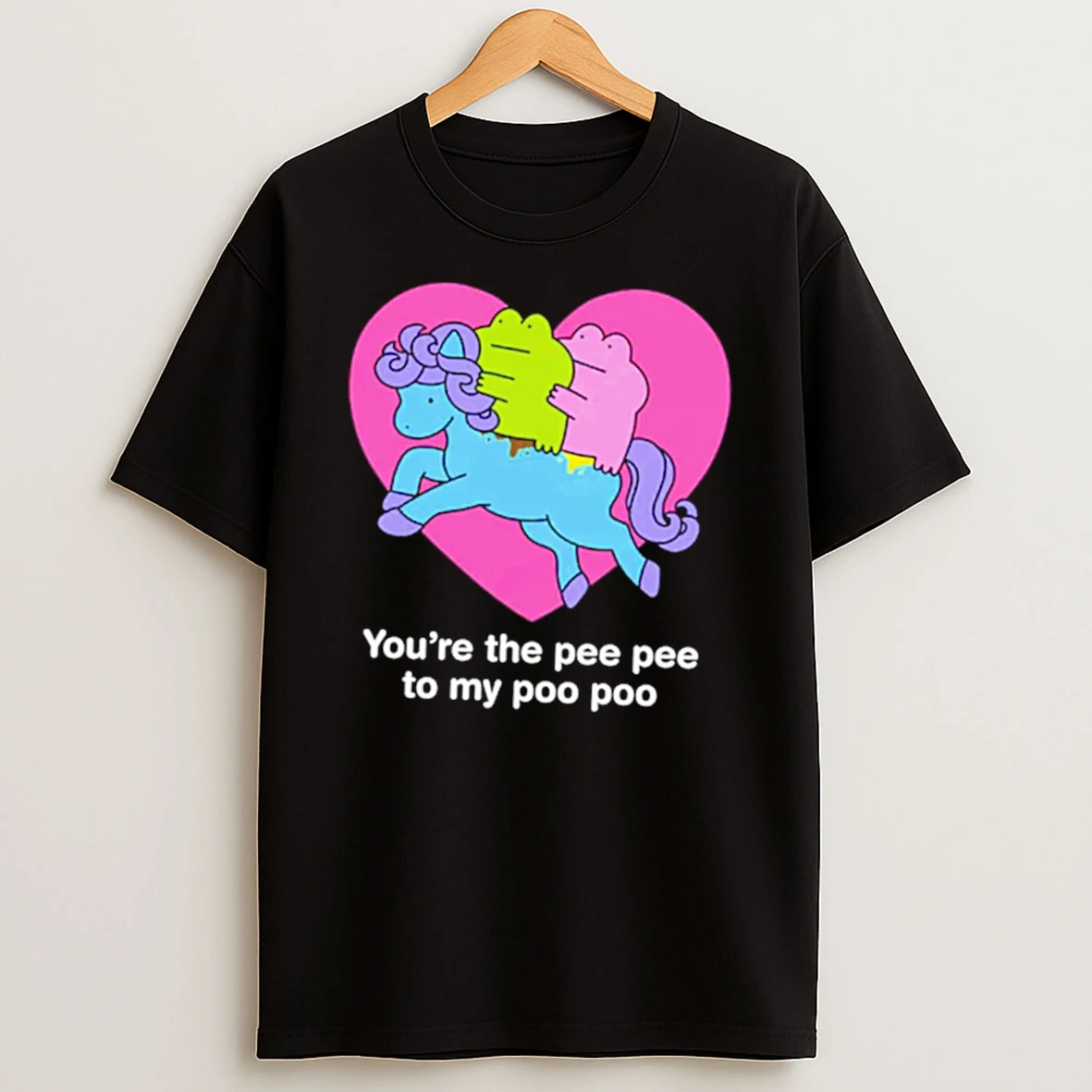 Officials Youre The Pee Pee To My Poo Poo Horse Tee Premium T Shirt Sweatshirt Hoodie