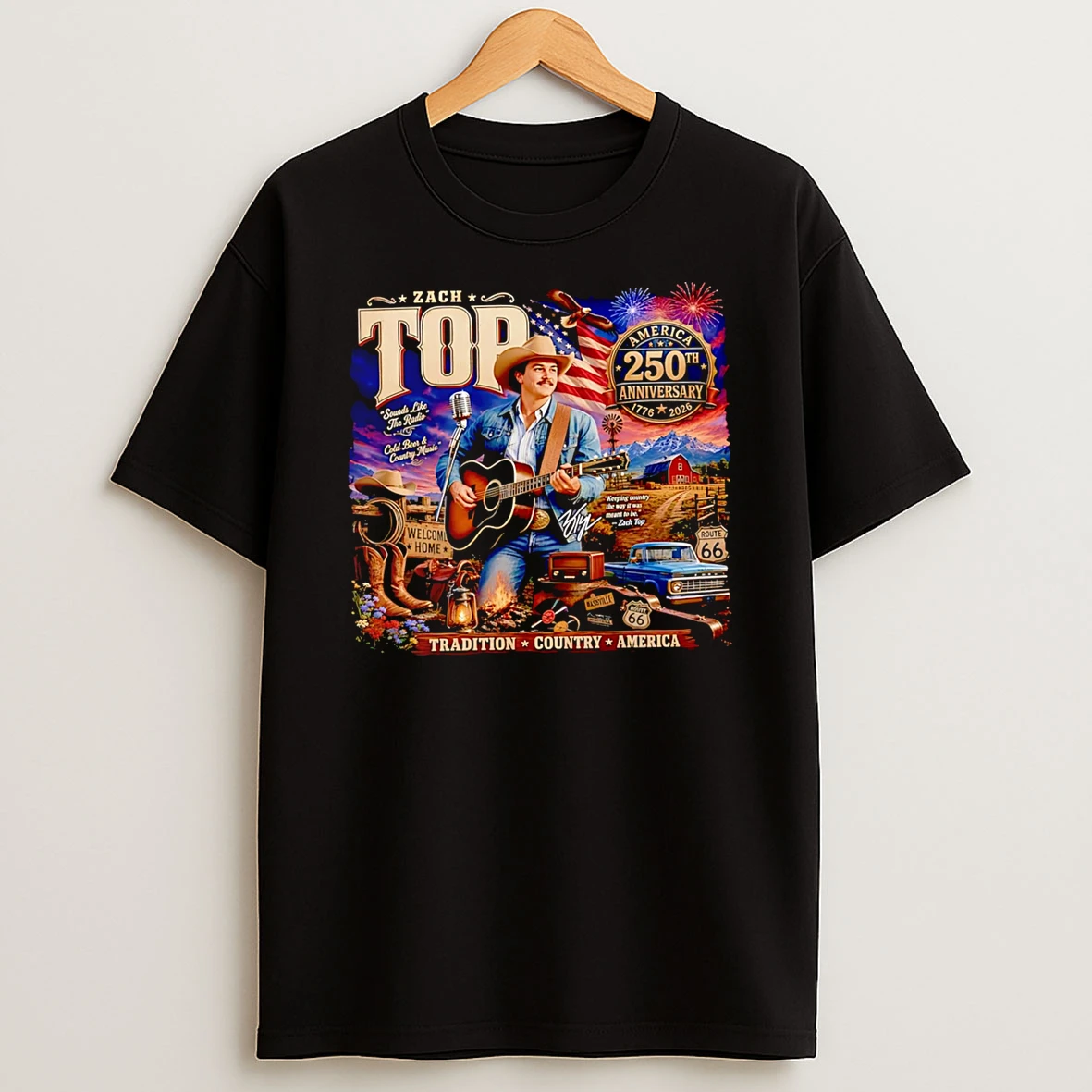 Officials Zach Top Sounds Like The Radio Cold Beer And Country Music Premium T Shirt Sweatshirt Hoodie