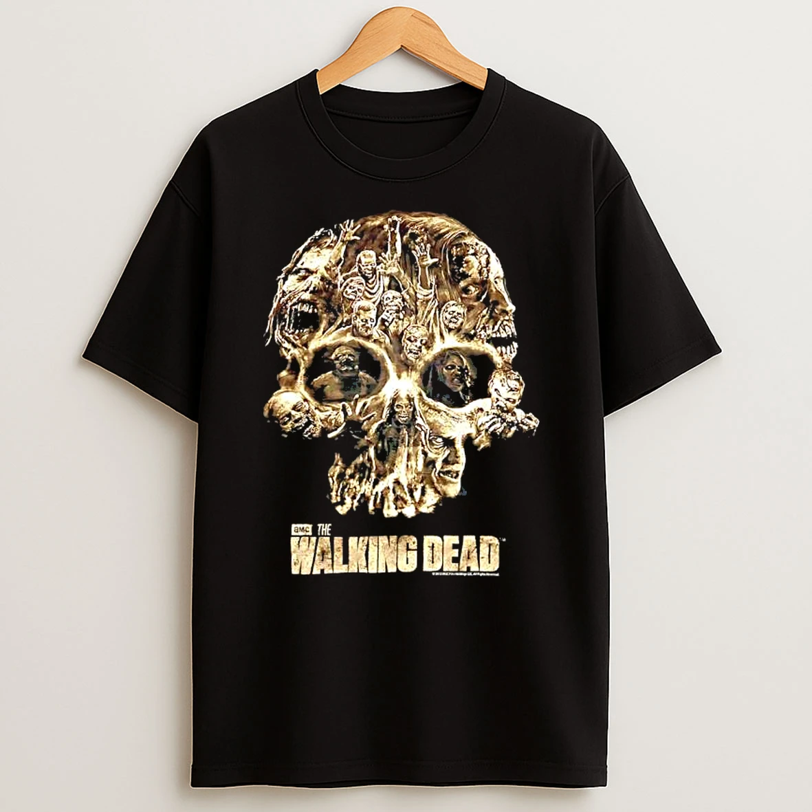 Officials Zombies The Walking Dead Skull Amc The Walking Dead 2013 Premium T Shirt Sweatshirt Hoodie