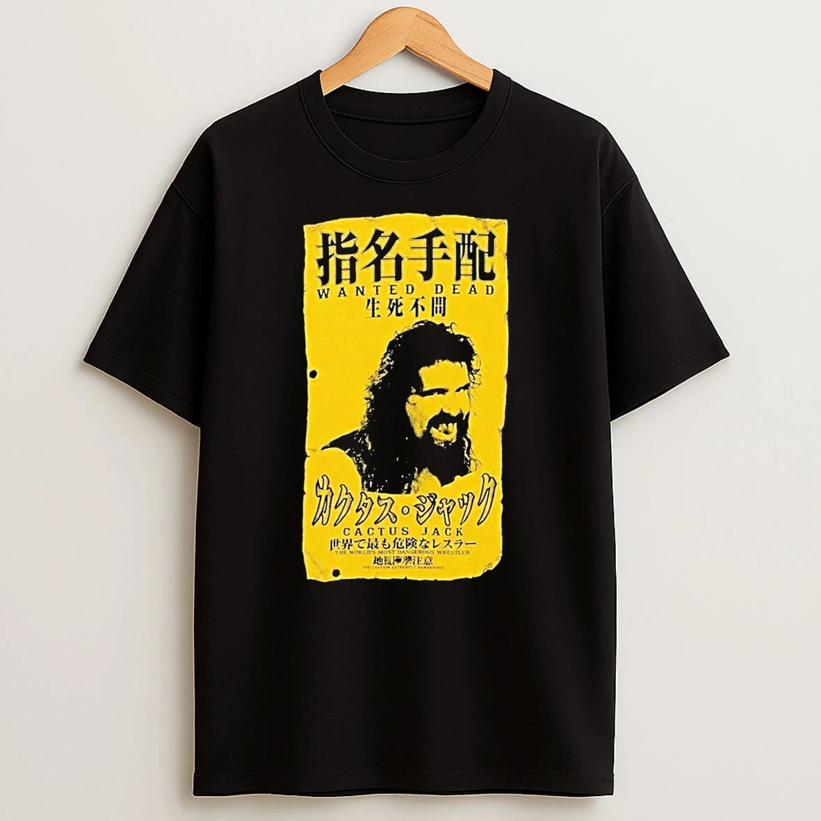 Officials Jamie Hayter Wanted Dead Cactus Jack Japanese Premium T Shirt Sweatshirt Hoodie