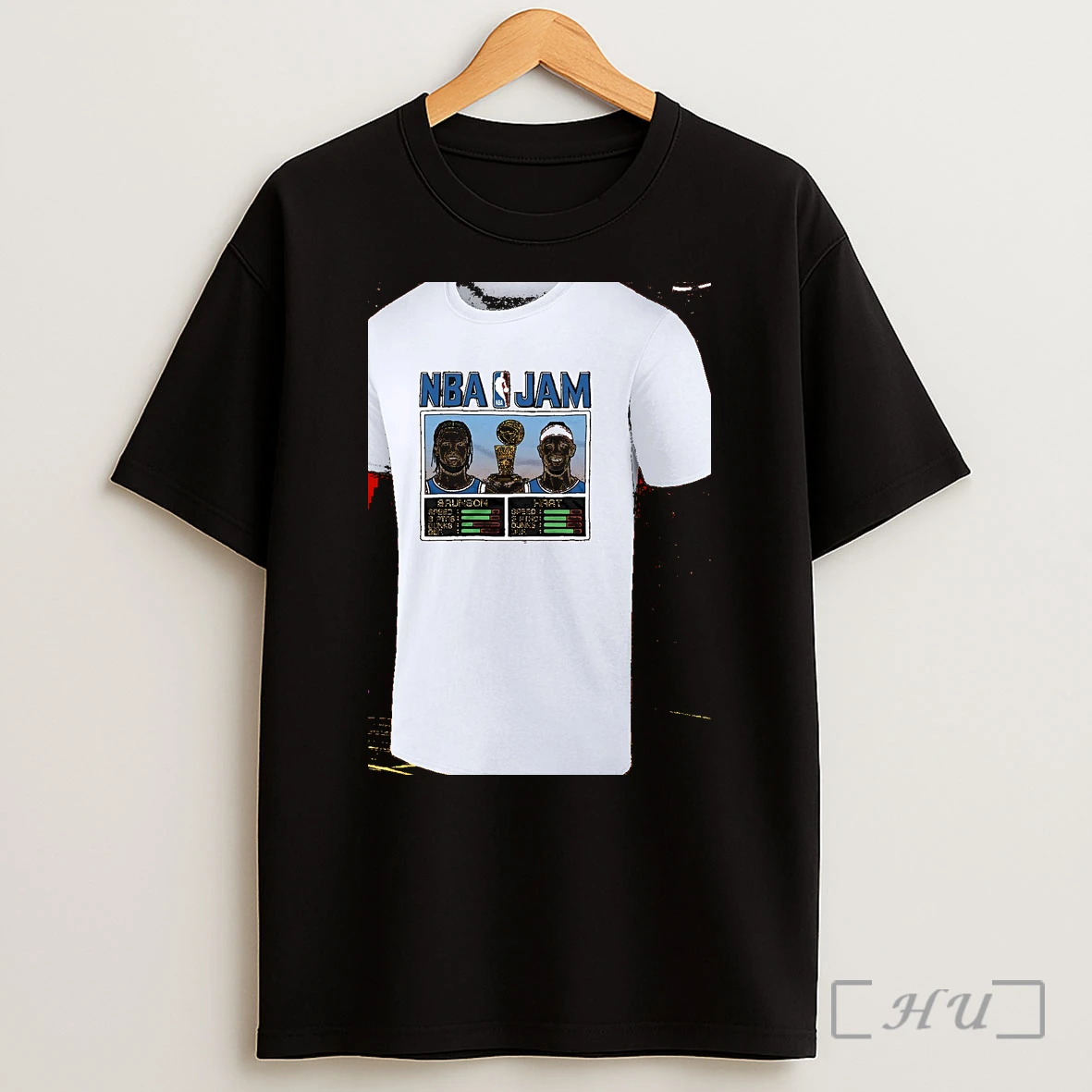 Officials Nba Jam New York Knicks 2026 Champs Jalen Brunson And Josh Hart Shirt