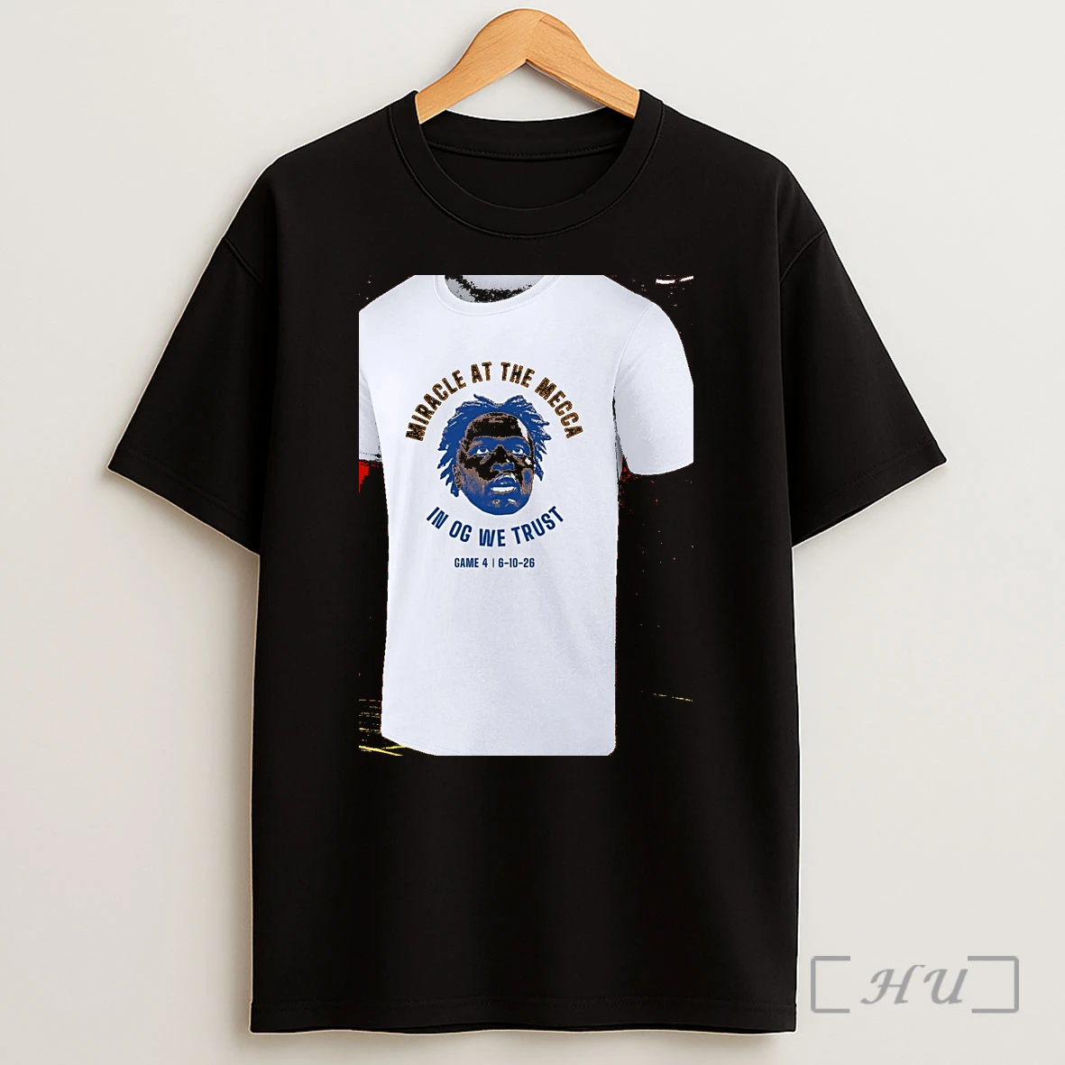 Officials New York Knicks World Champions 2026 Miracle At The Mecca In Og Anunoby We Trust Shirt