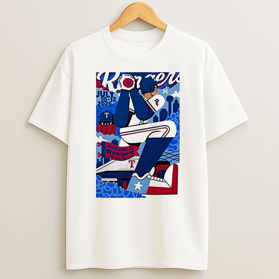Officials Texas Rangers Vs Houston Astros Arlington Texas July 10 12 2026 Premium T Shirt Sweatshirt Hoodie