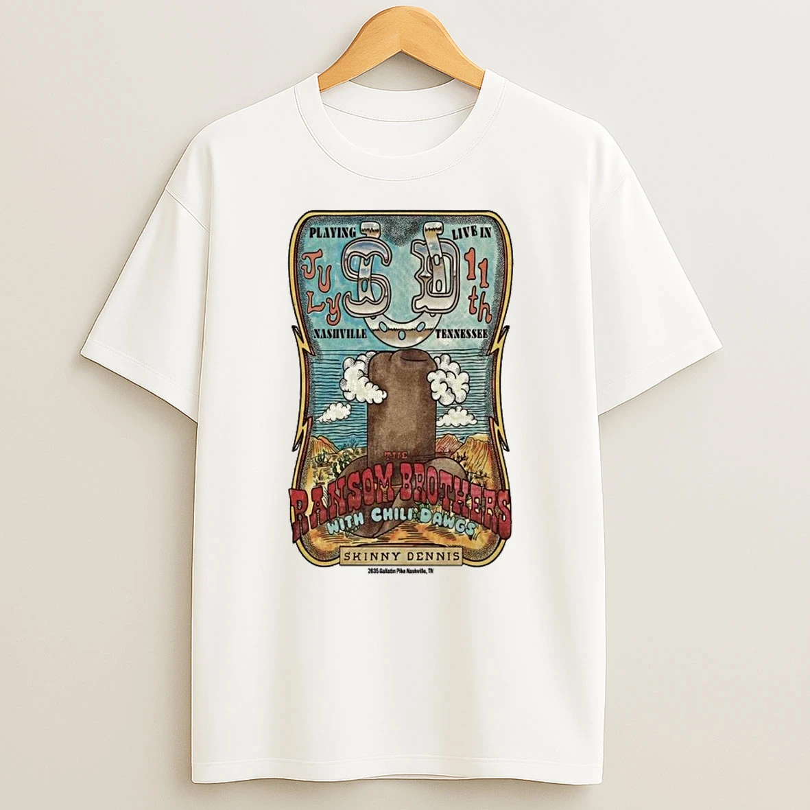Officials The Ransom Brothers And The Chili Dawgs July 11 2026 Gallatin Pike Premium T Shirt Sweatshirt Hoodie