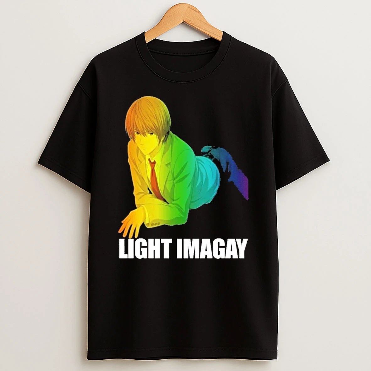 Officials Yagami Raito Light Imagay Death Note Pride Premium T Shirt Sweatshirt Hoodie