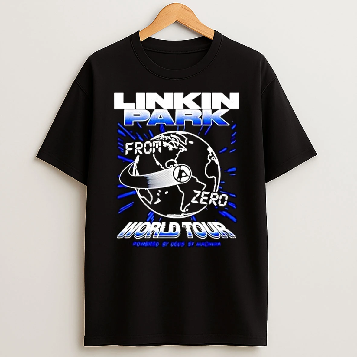 Powered By Deus Ex Machina Linkin Park From Zero World Tour T Shirt