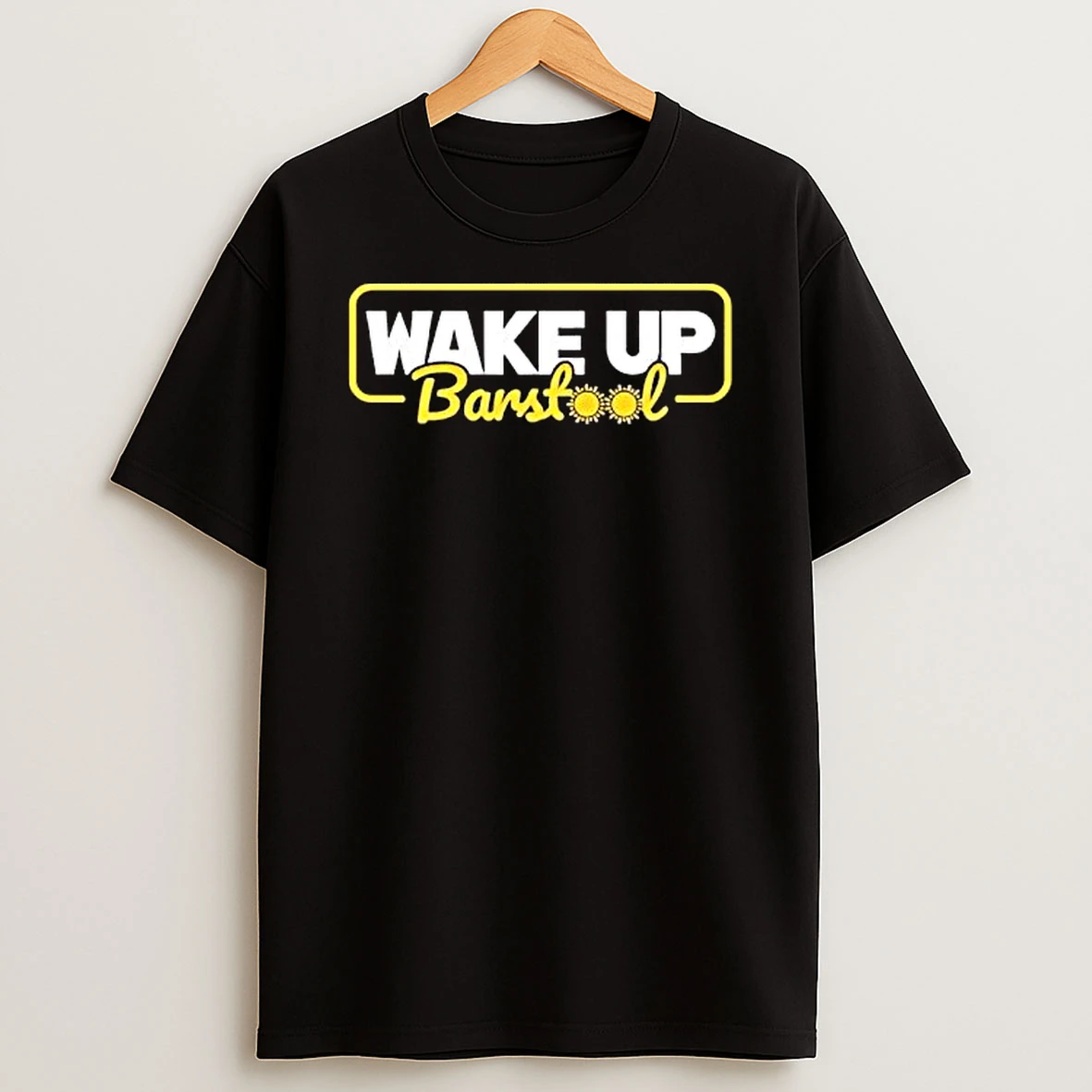 Wake Up Barstool Morning Coffee Logo T Shirt