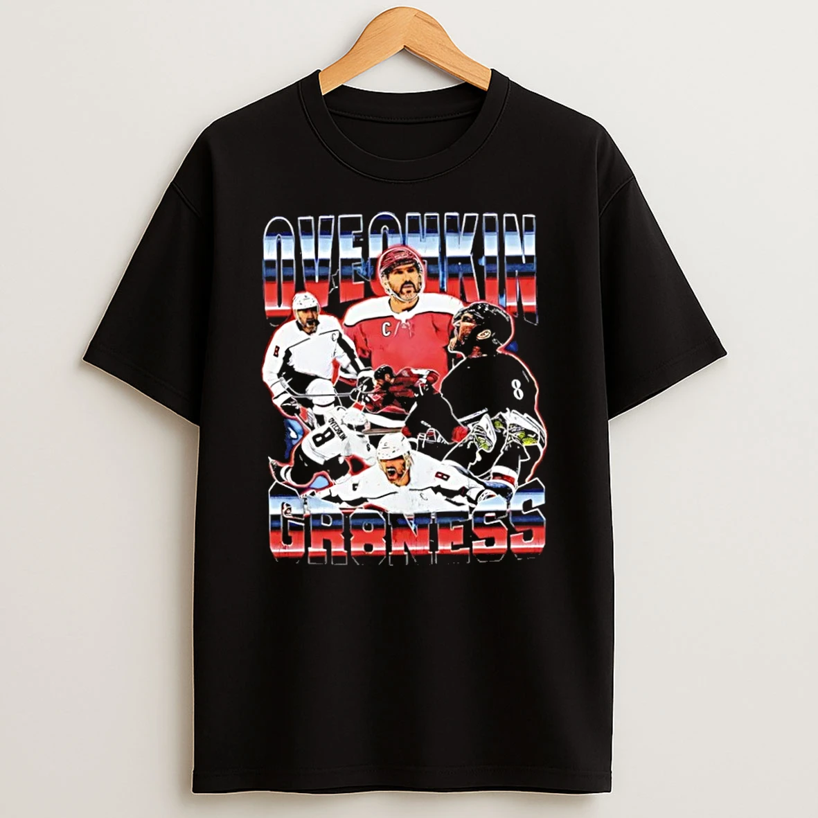 Alex Ovechkin Washington Capitals Hockey 90s Bootleg Vintage T Shirt