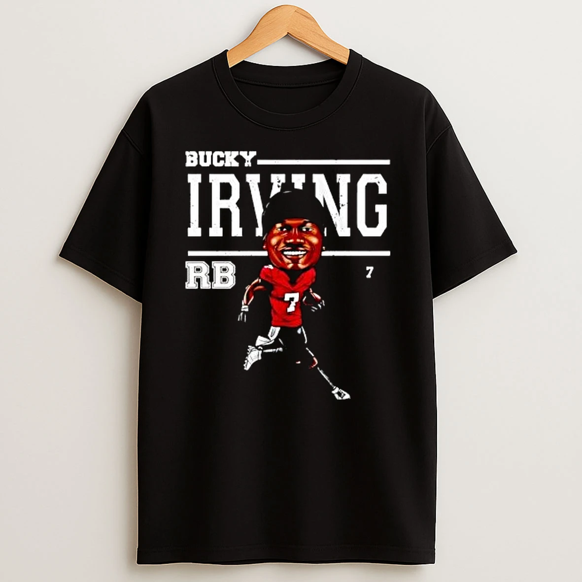 Bucky Irving Running Back Football Design Bucky Irving Rb 7 T Shirt