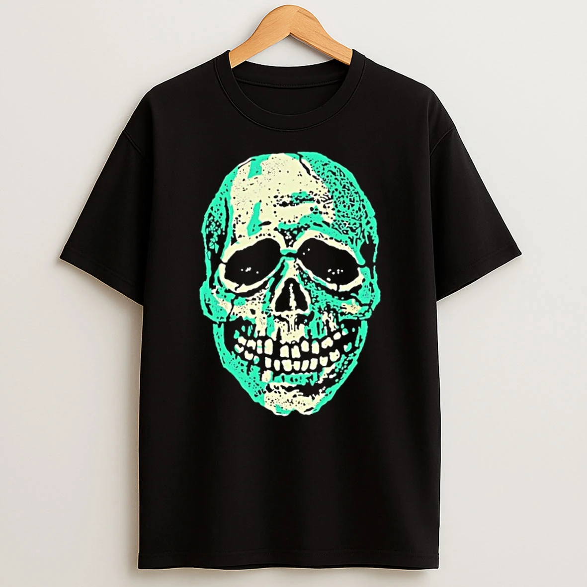 Classic Halloween Trio Skull Spooky Gothic T Shirt