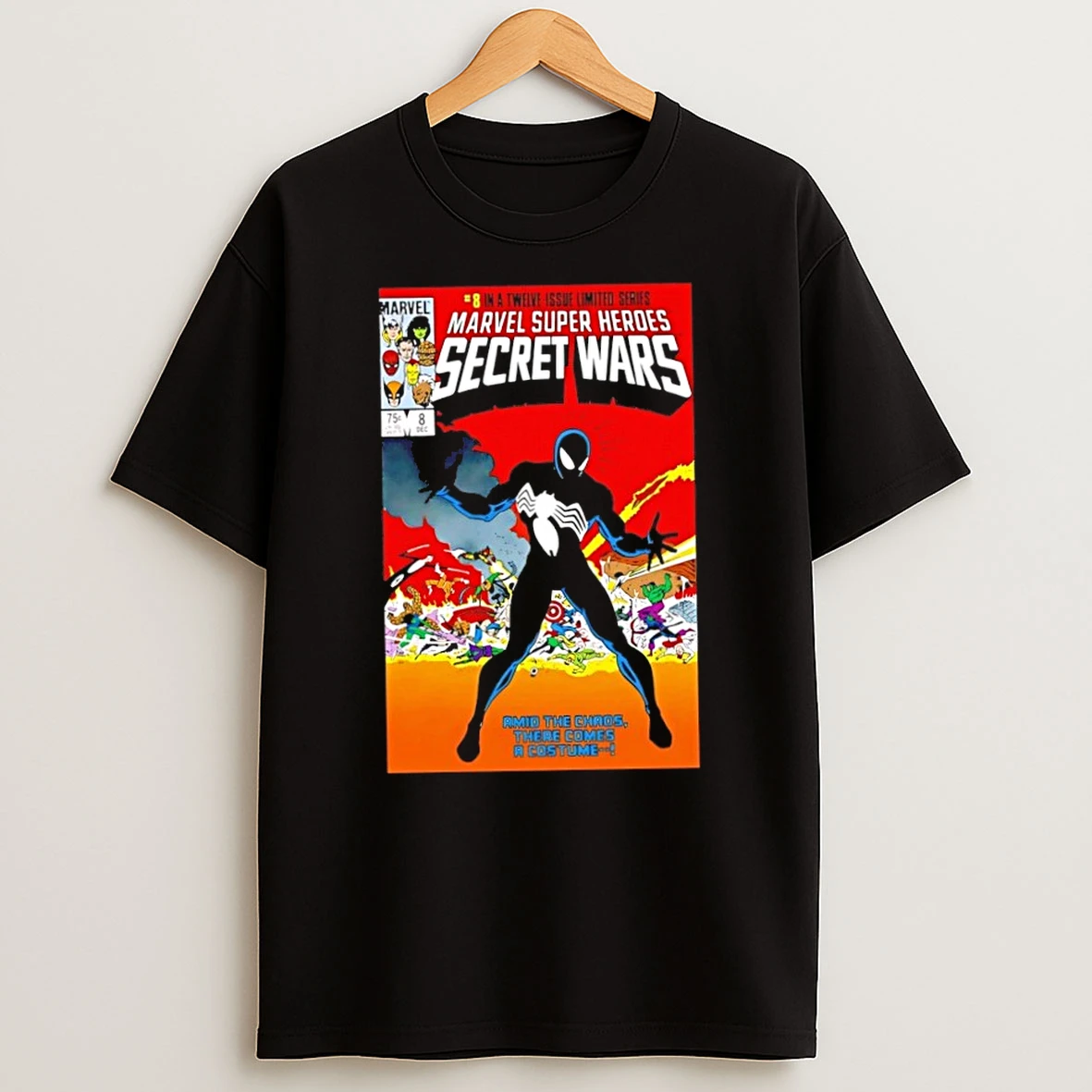 Classic Marvel Super Heroes Secret Wars Number 8 Amid The Chaos There Comes A Costume T Shirt