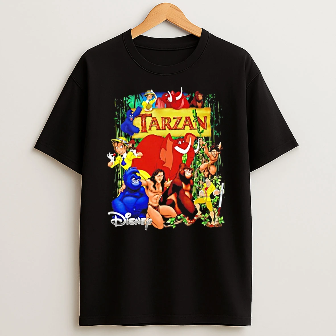 Classic Tarzan Disney Characters Jane Porter Terk T Shirt