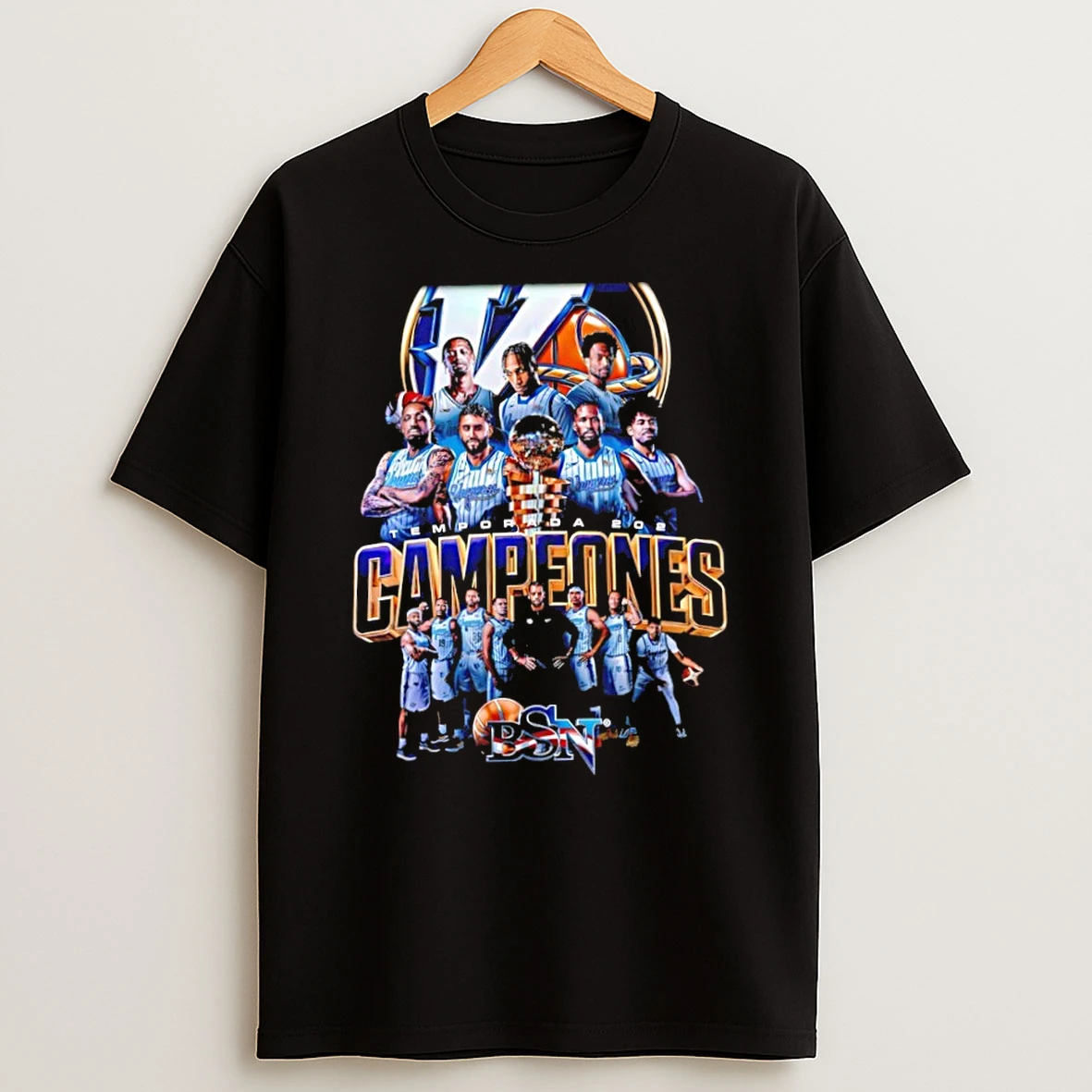 Classic Vaqueros De Bayamon Temporada 2026 Campeones Bsn T Shirt