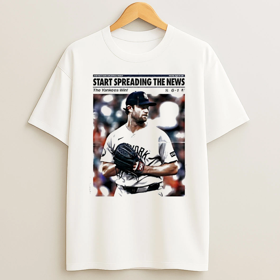 Gerrit Cole New York Yankees Start Spreading The News T Shirt