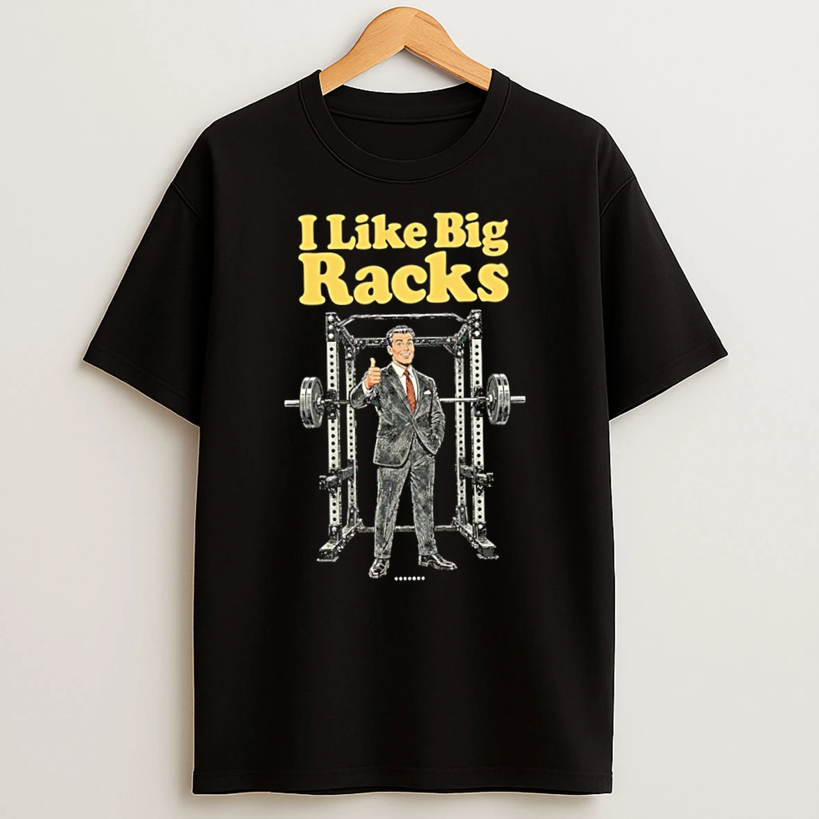 I Like Big Racks Gym Weightlifting Powerlifting T Shirt