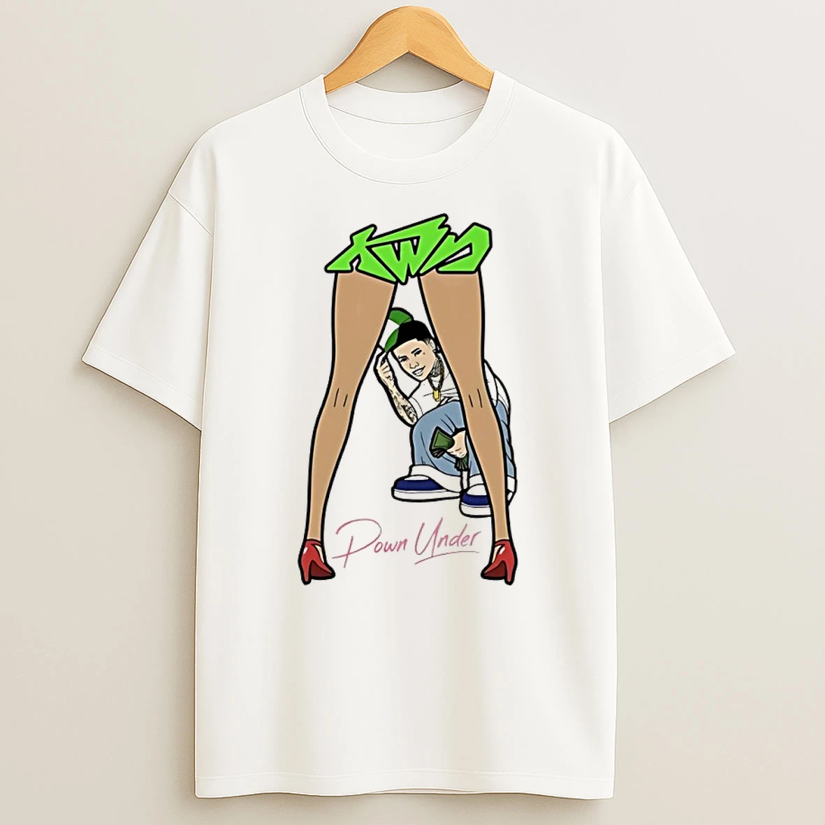 Kwn Pown Under Hip Hop Streetwear Urban T Shirt