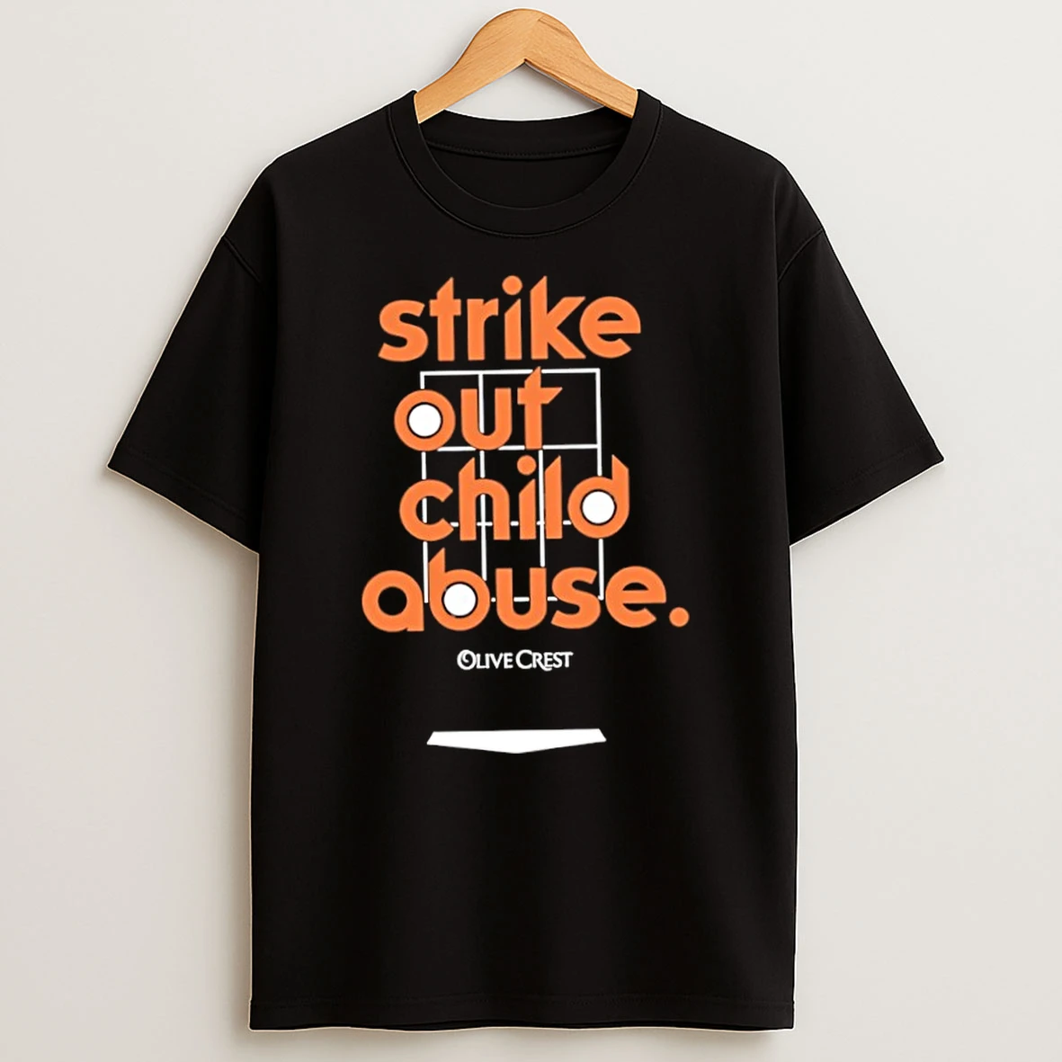Max Clark Detroit Tigers Strike Out Child Abuse T Shirt