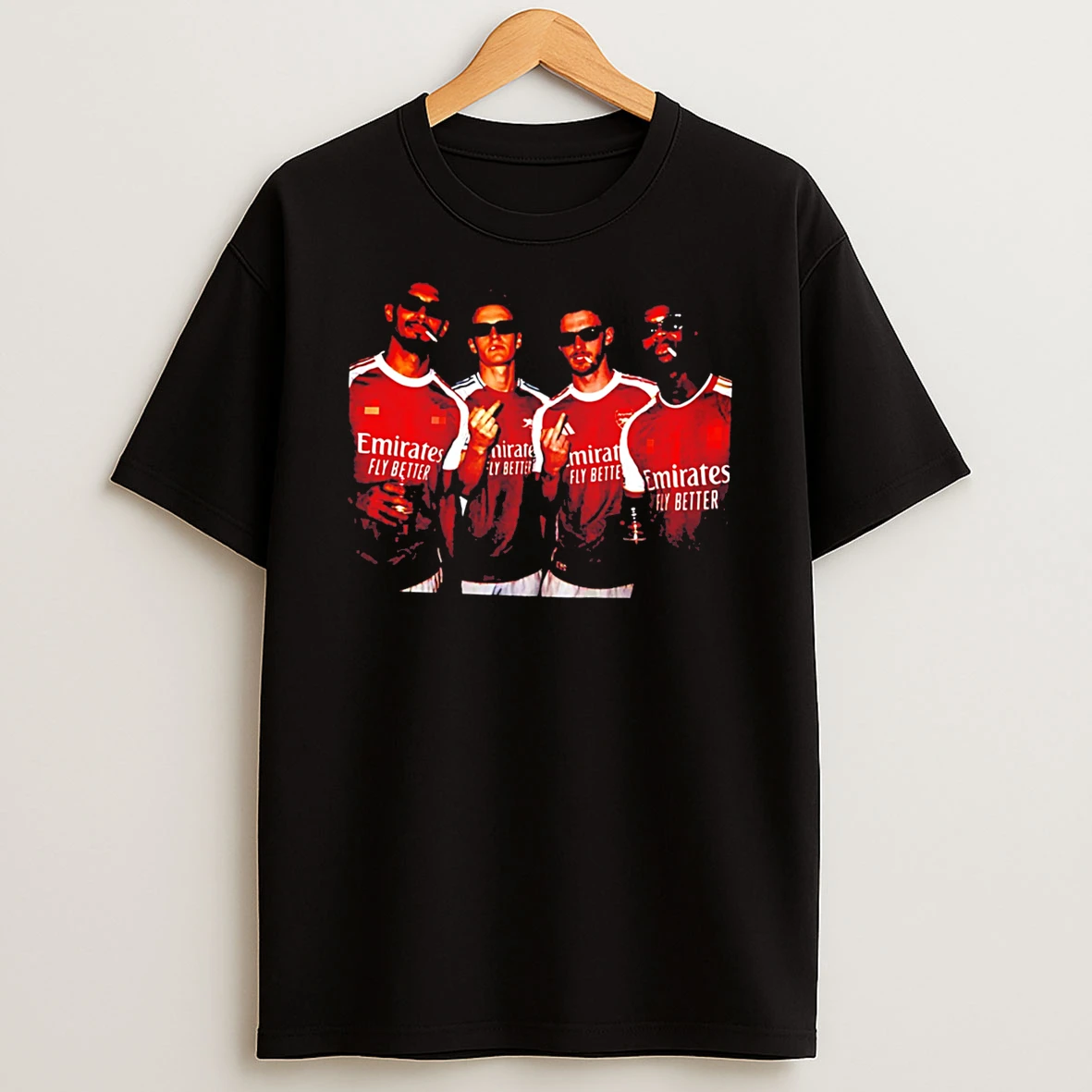Officials Arsenal Fc Middle Finger And Smoking Tee T Shirt Sweatshirt