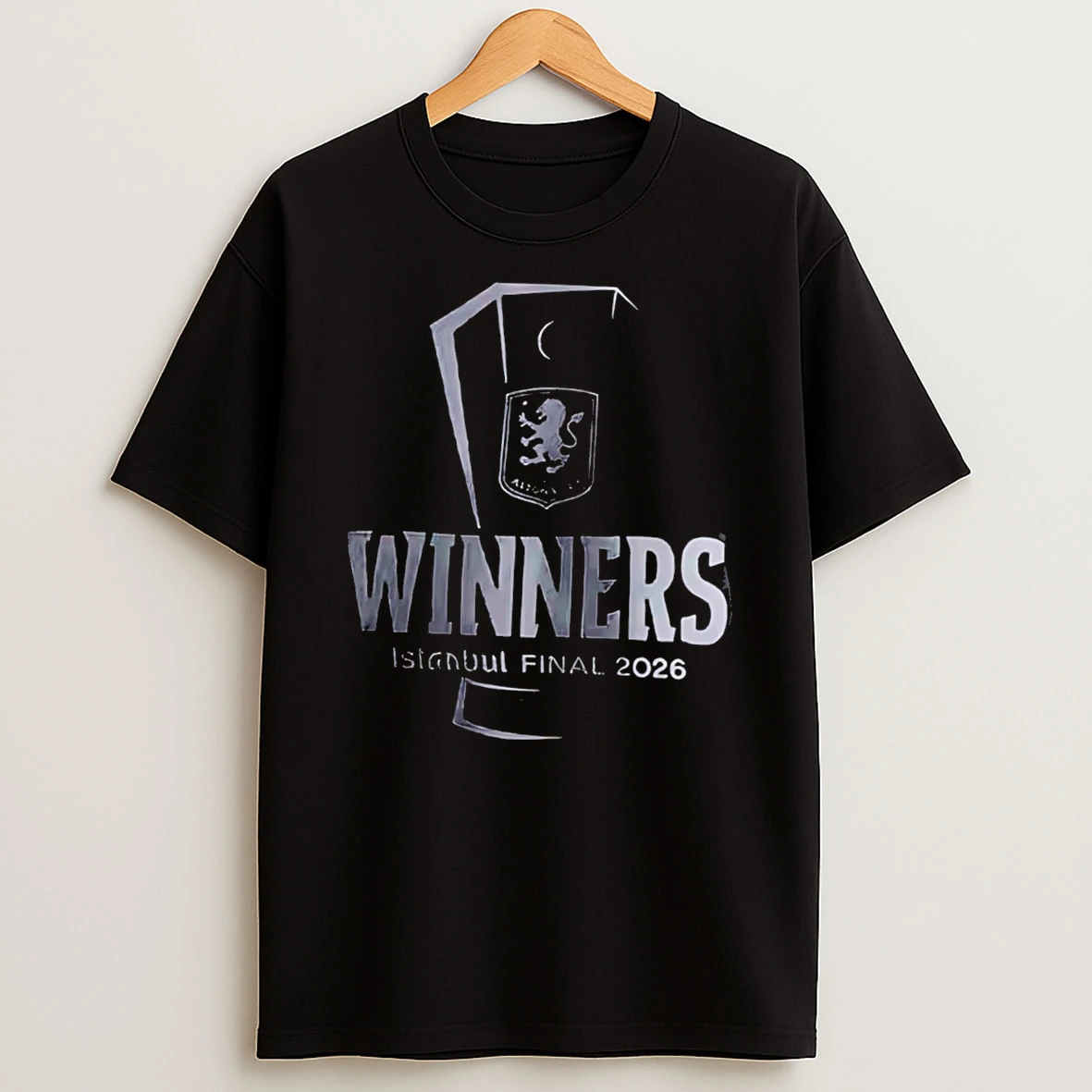 Officials Aston Villa Uefa Europa League Istanbul Final 2026 Trophy Winners Tee T Shirt Sweatshirt