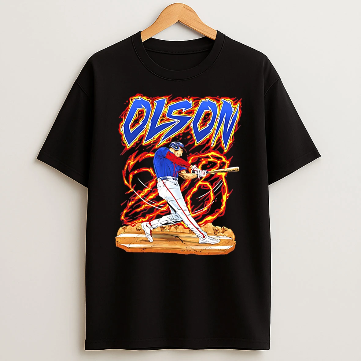 Officials Atlanta Braves Matt Olson Hand Drawn Artwork Tee T Shirt Sweatshirt