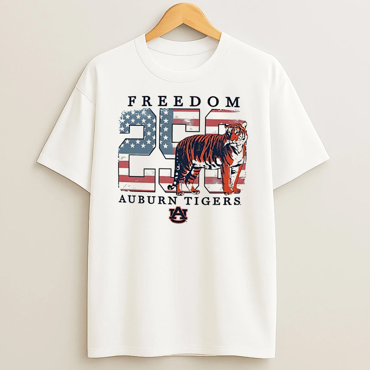 Officials Auburn Tigers Americana Freedom 250th Logo Tee T Shirt Sweatshirt
