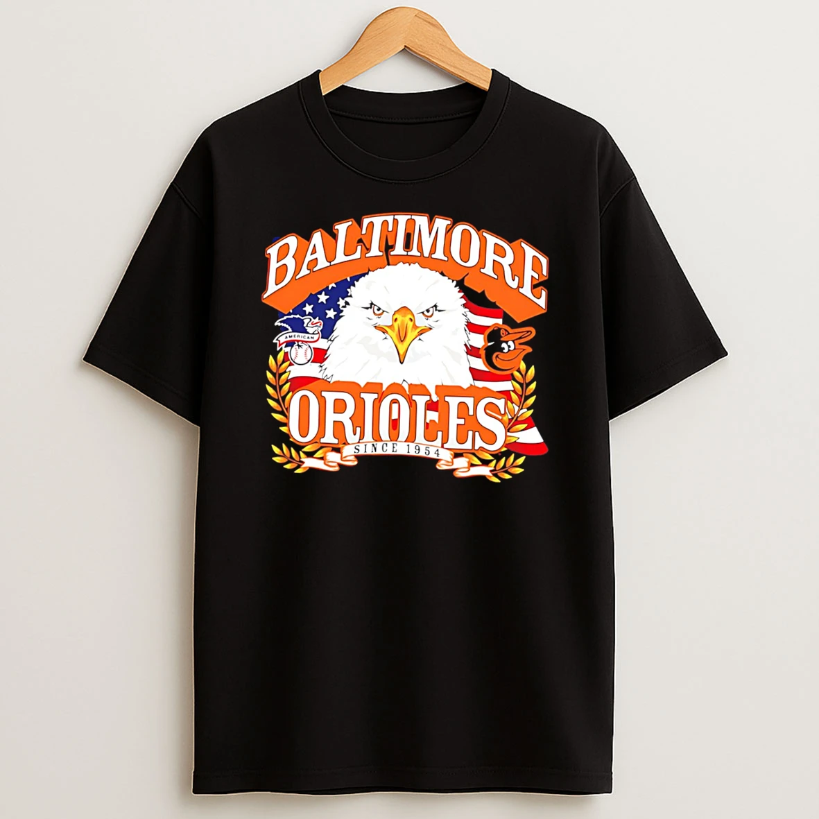 Officials Baltimore Orioles Americana Eagle Celebrating Americas 250th Tee T Shirt Sweatshirt