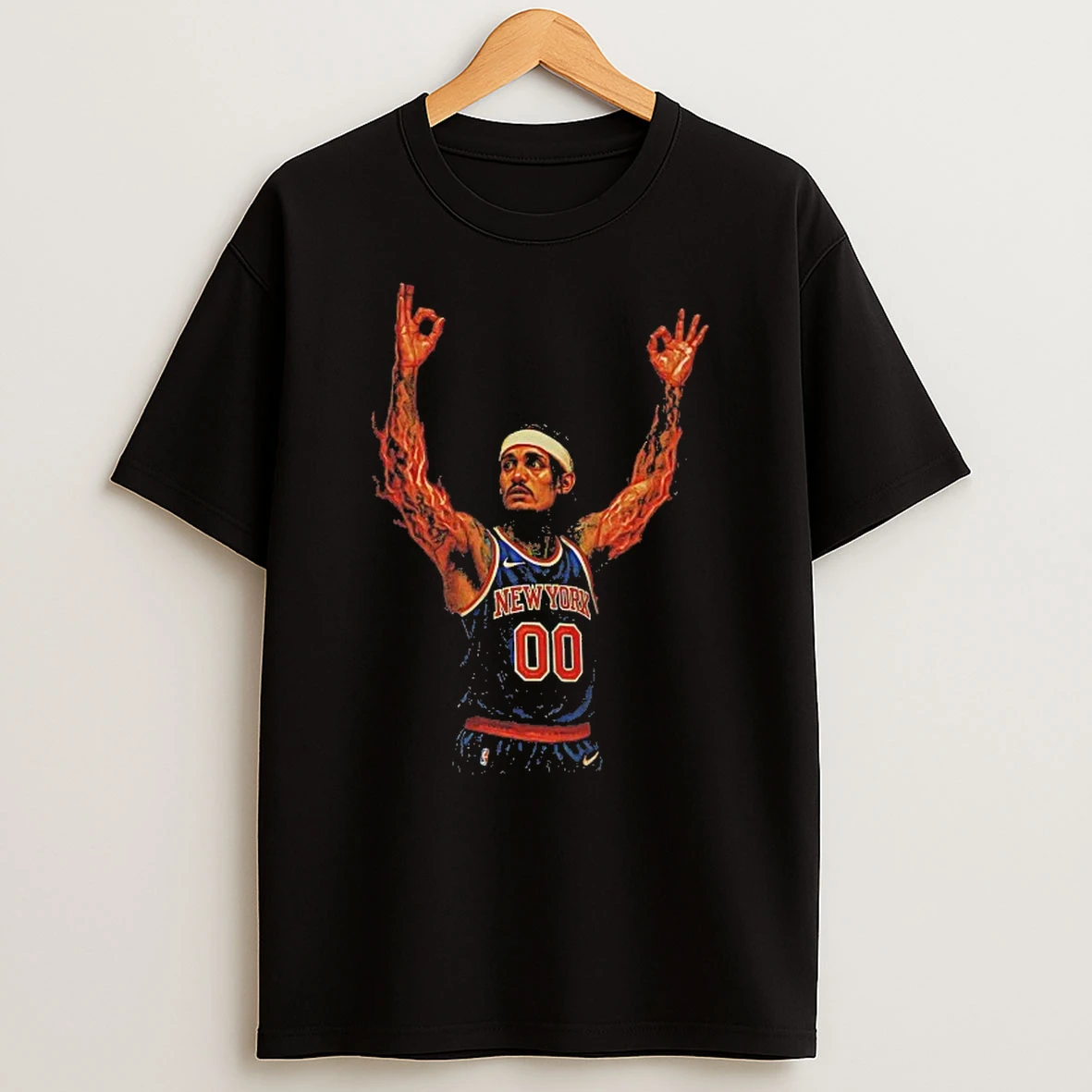 Officials Ben Stiller Wearing Jordan Clarkson New York Knicks Believe In Jc T Shirt Sweatshirt