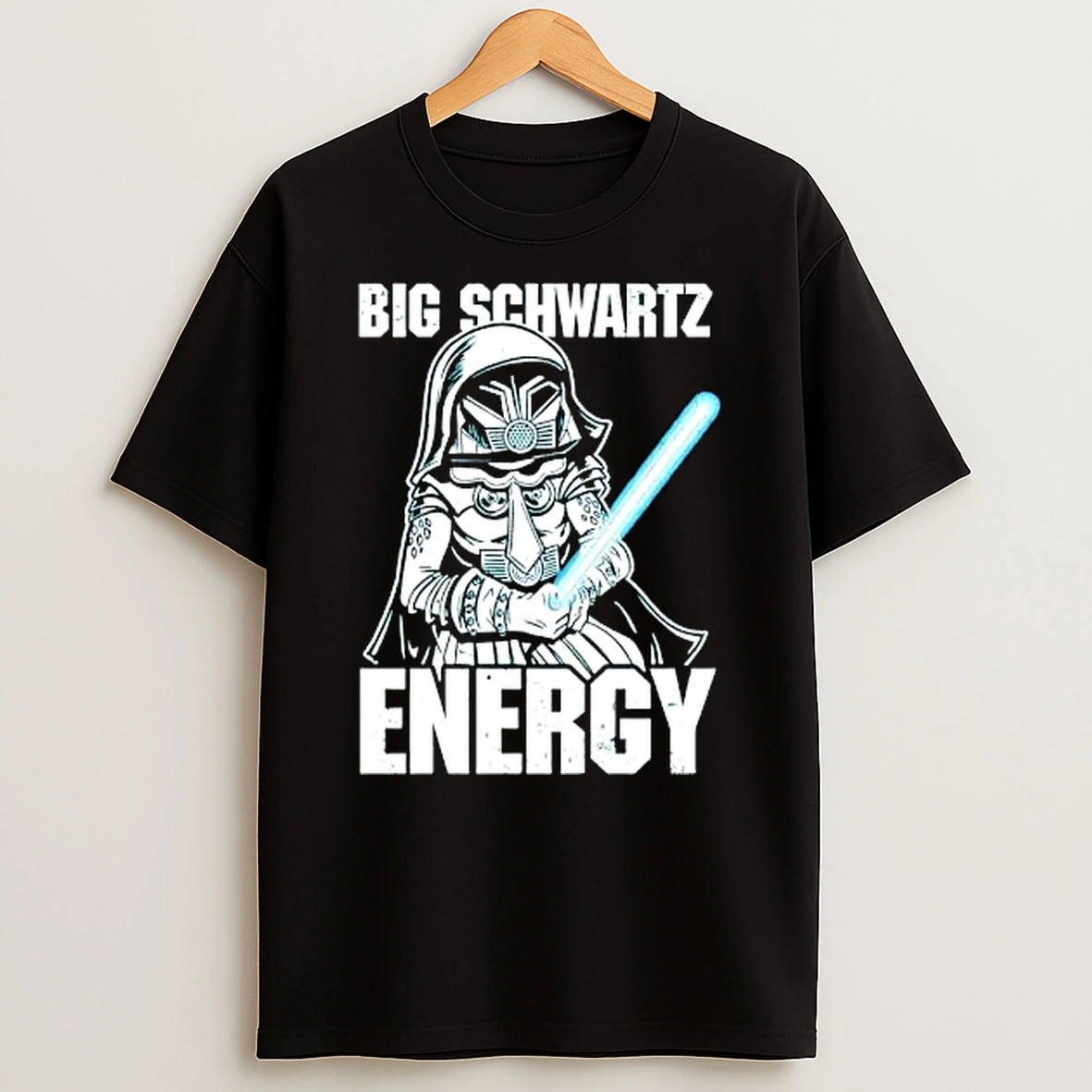 Officials Big Schwartz Energy Dark Helmet Spaceballs Parody Glowing Blue Sword Line Art T Shirt Sweatshirt