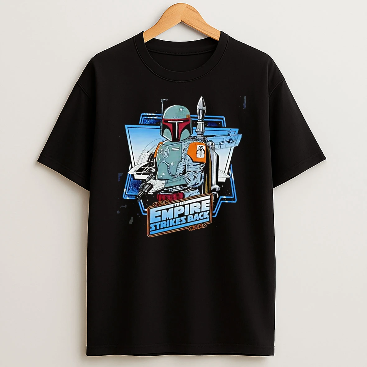 Officials Boba Fett Star Wars The Empire Strikes Back Black T Shirt Sweatshirt