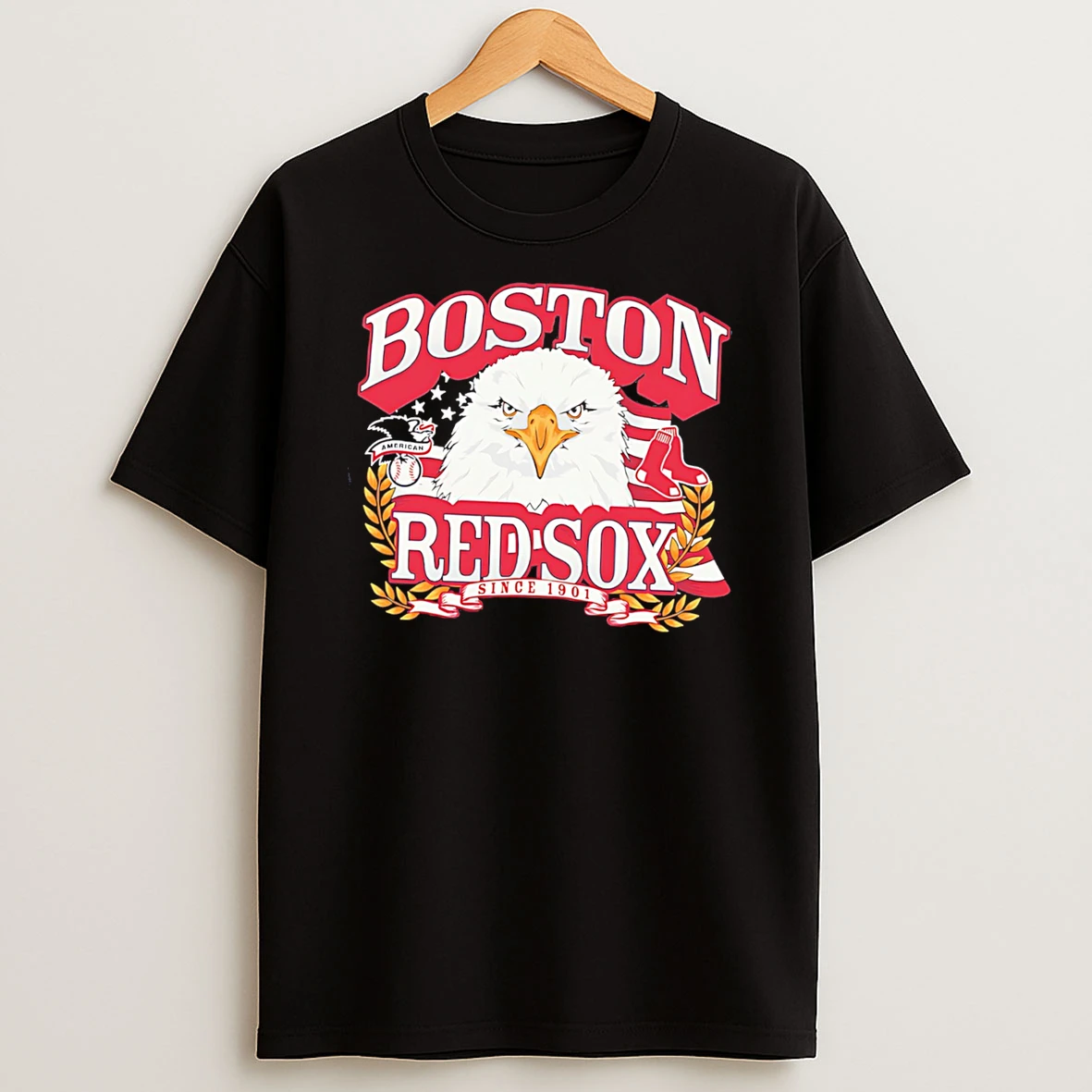 Officials Boston Red Sox Americana Eagle Celebrating Americas 250th Tee T Shirt Sweatshirt