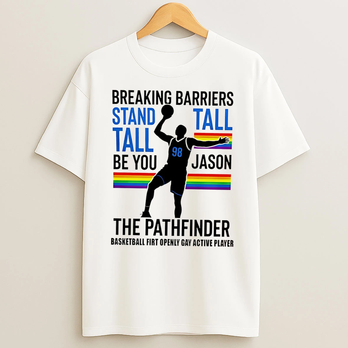 Officials Breaking Barriers Stand Tall Be You Jason Tee T Shirt Sweatshirt